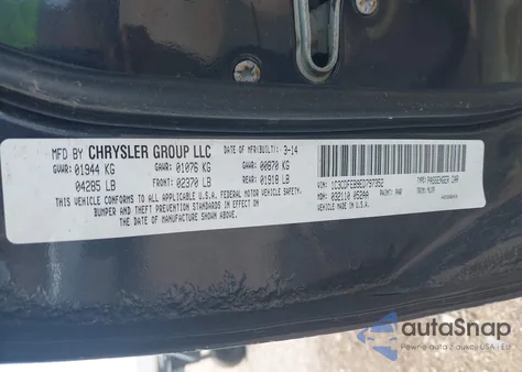 2014 Dodge Dart Gt из США, поврежденный, VIN 1C3CDFEB9ED797352